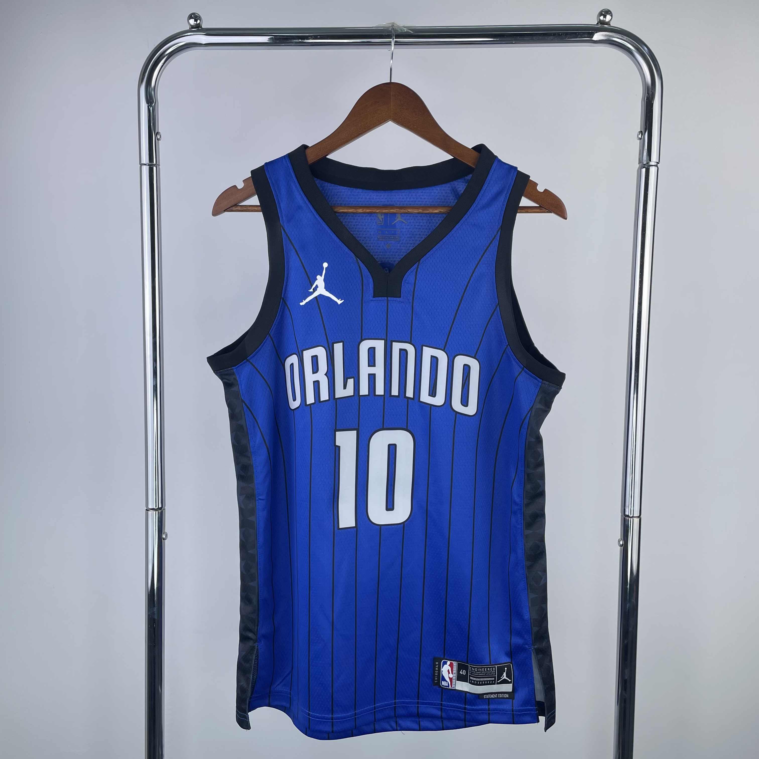 Men Orlando Magic #10 Bol Bol Blue Jordan style 2023 NBA Jersey
